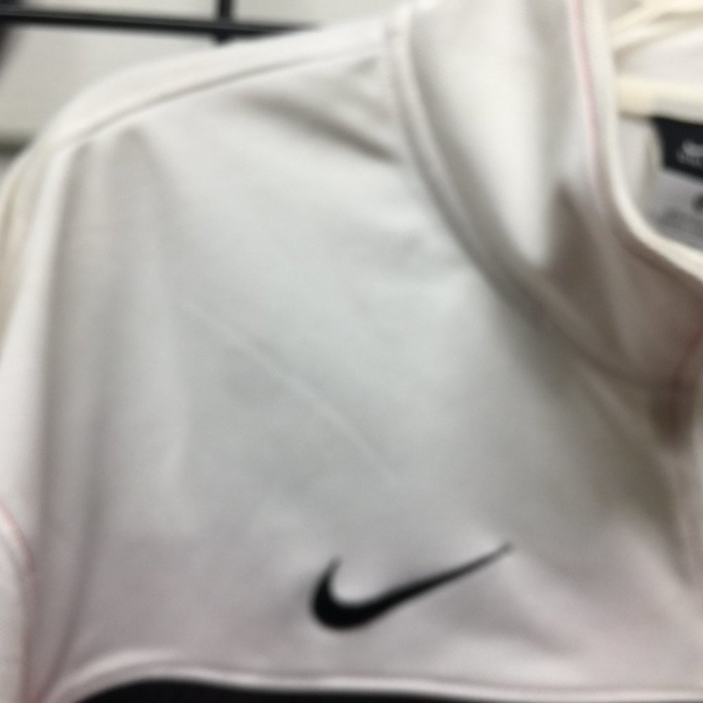 Nike Warm Up Jacket Medium Dri-Fit Red White Black - Picture 5 of 9